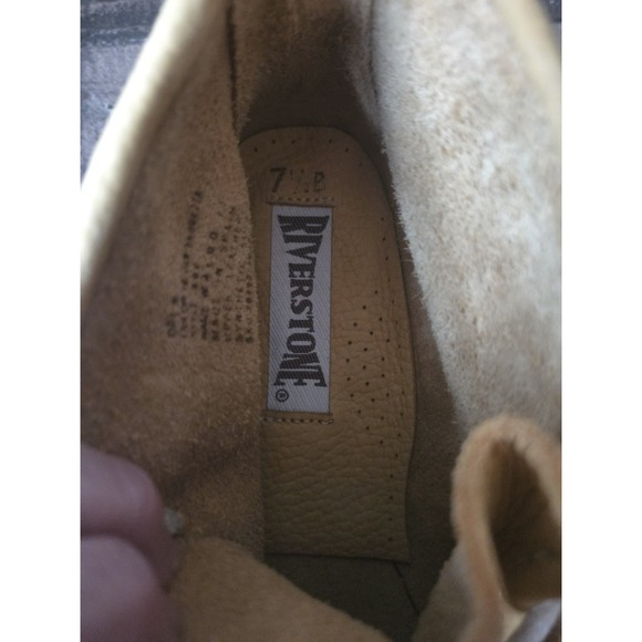 Leather Moccasin Style Casual Ankle Boot Shoe Made in Spain Mens Sz 7.5 - Picture 6 of 7